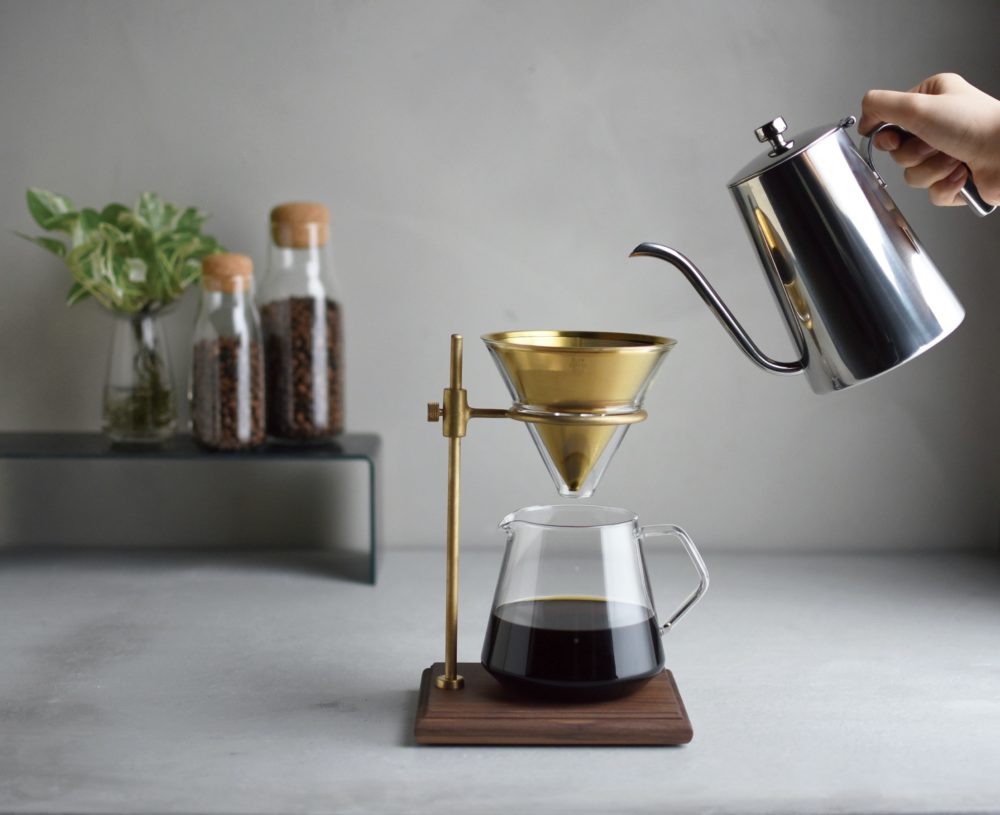 Cafetière Kinto - filtre permanent inox / Café Guzo